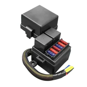 Boite 2 relais + 6 fusibles 160 ampères pré câblée pour installation électrique 12 volts